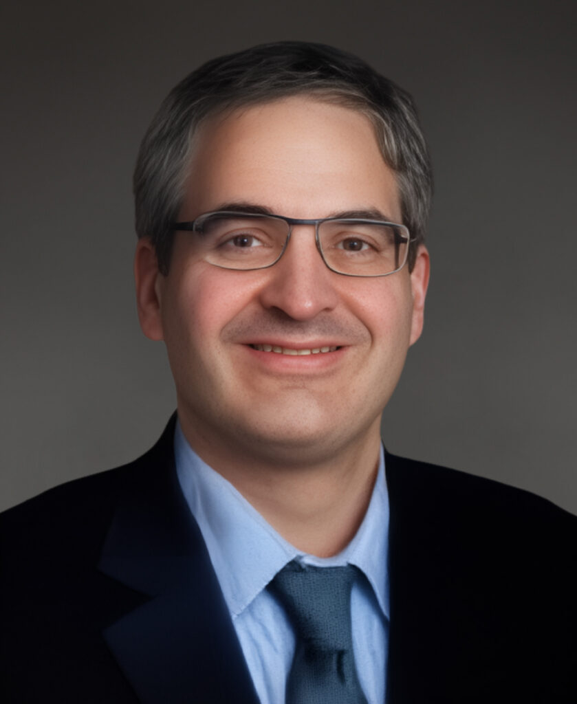 Professional headshot of Bruce Leavitt, healthcare commercialization and pharmaceutical strategy executive, wearing glasses and business attire against a neutral background.
