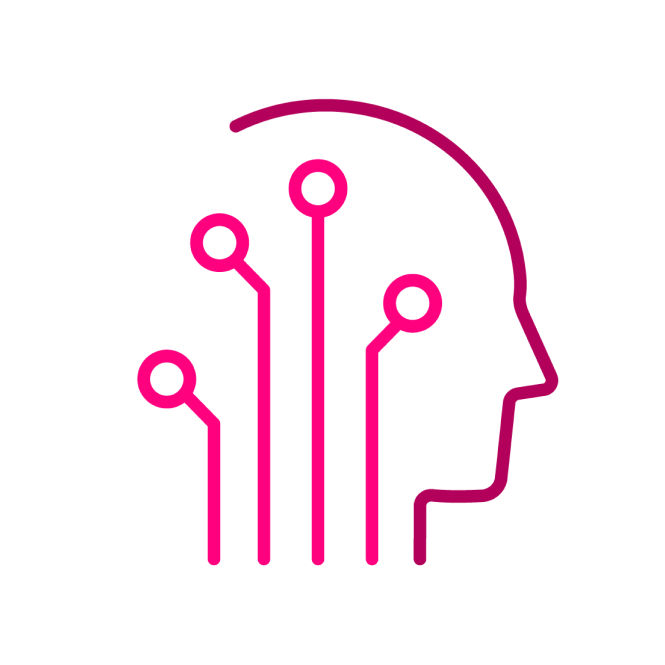 Artificial intelligence icon representing healthcare automation and AI-powered workflows